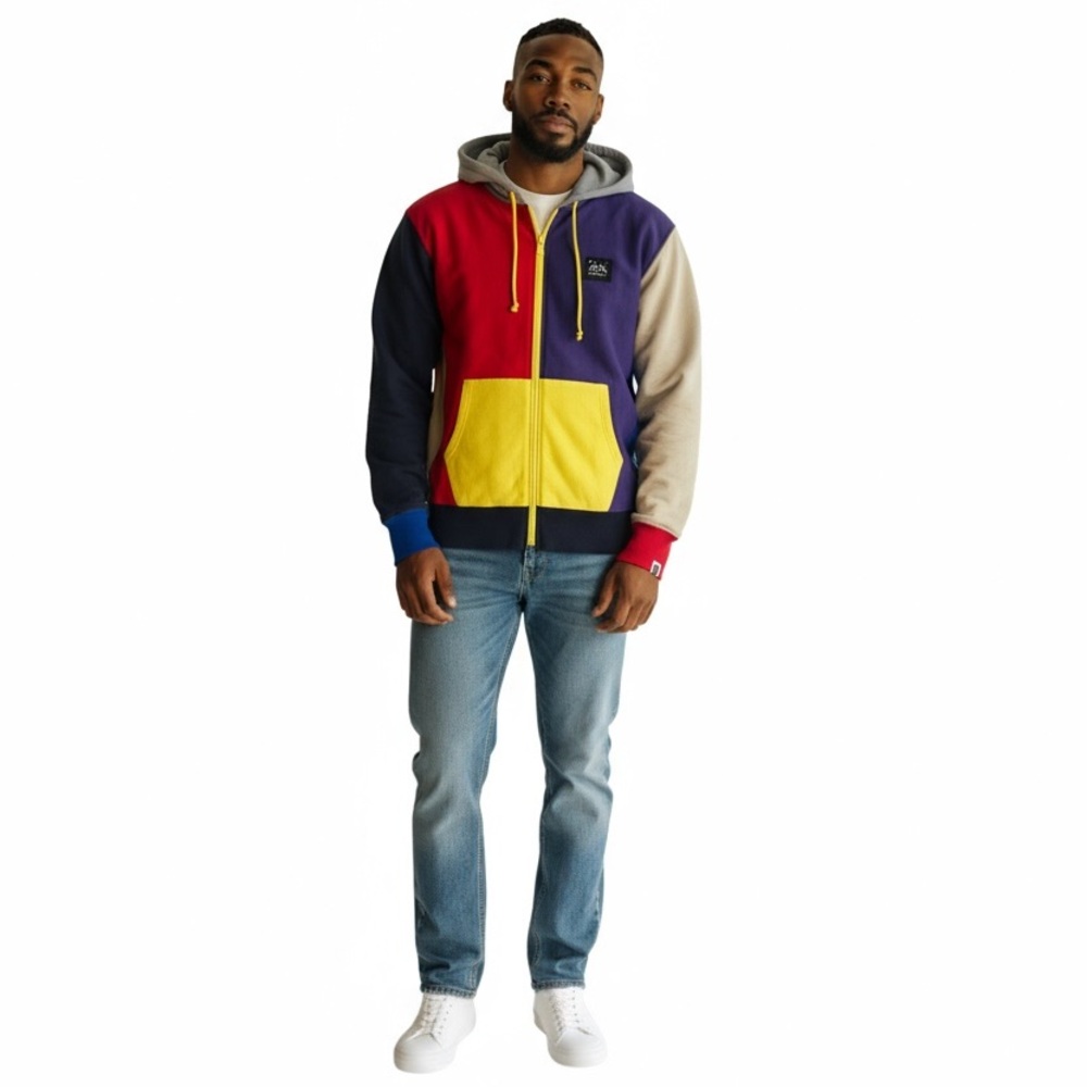 Bape Multicolor Patch Hoodie